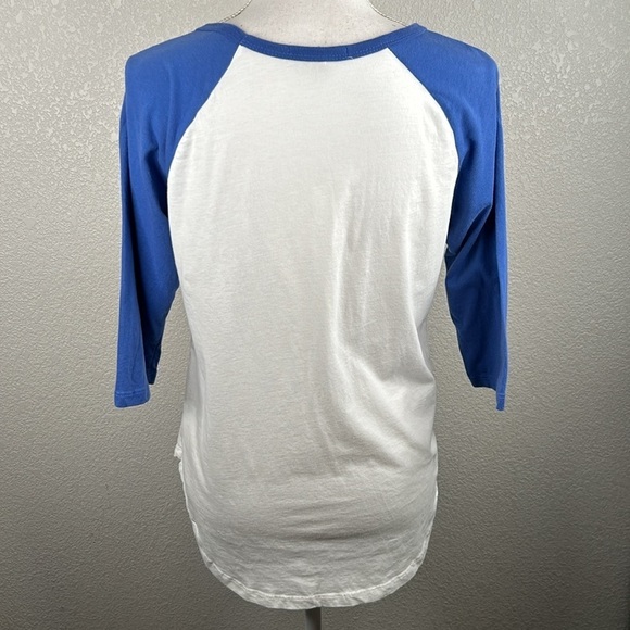 Junk Food Los Angeles Rams Women's Raglan 3/4 Sleeve Crewneck T-Shirt Size Large - Picture 5 of 7